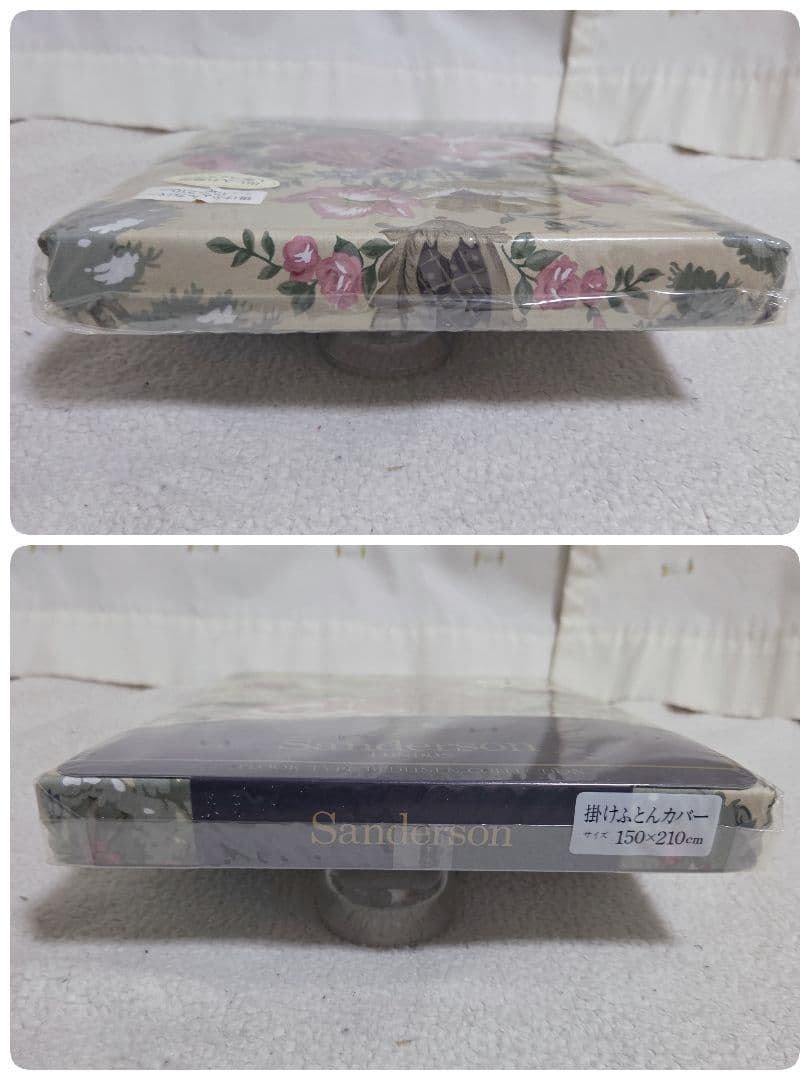 Sanderson 花柄 掛け布団カバー 150×210　 L字ファスナー