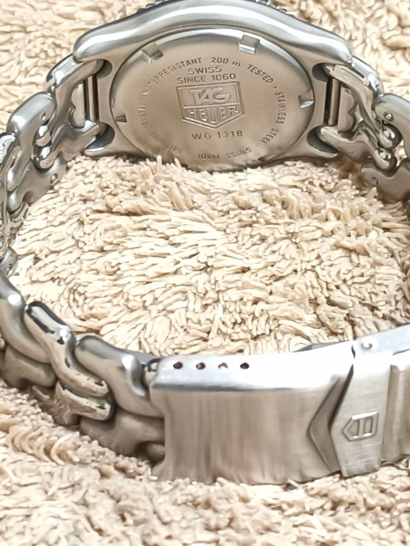 【美品】箱付 稼働 タグホイヤー スポーツエレガンス　 レディース　ブラック