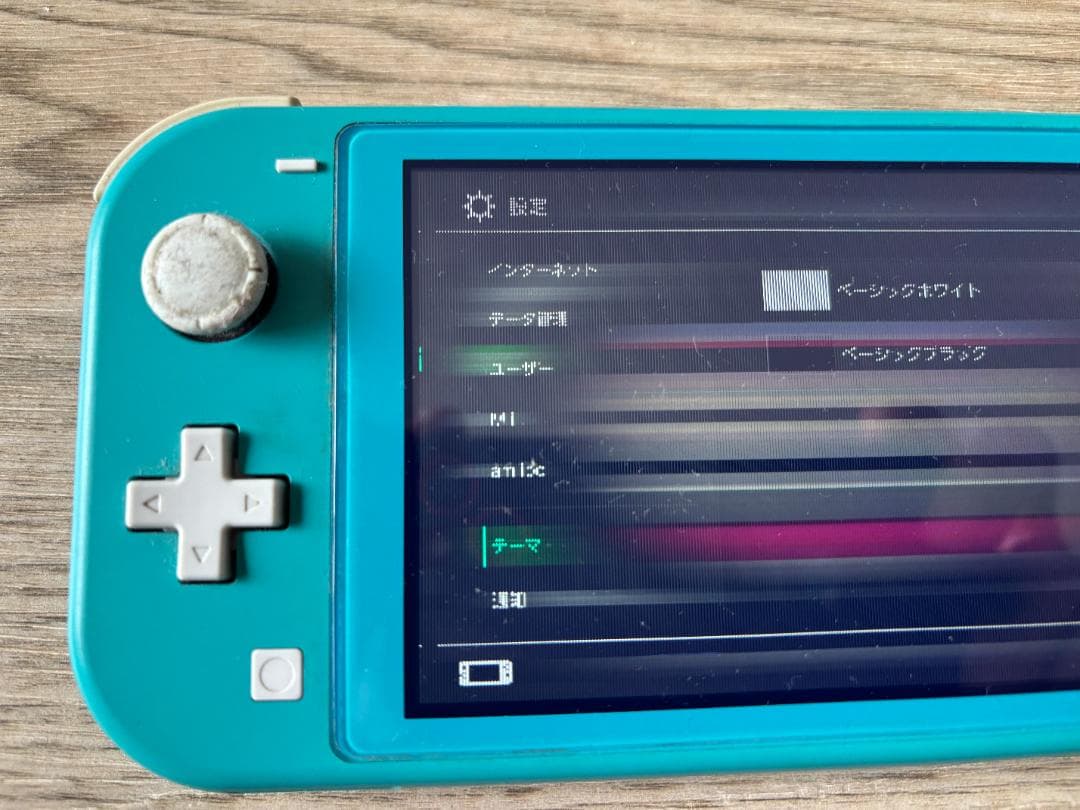 ■ジャンク■Nintendo■Switch LITE■ターコイズ本体■液晶不良■