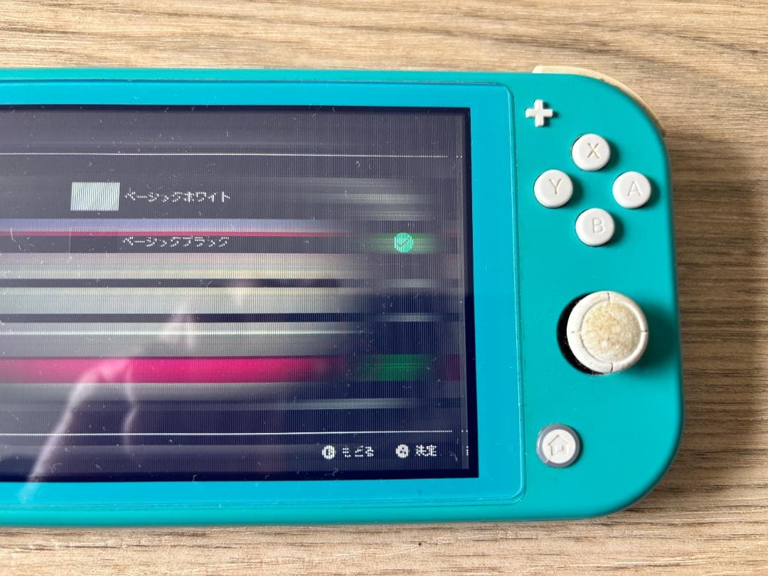 ■ジャンク■Nintendo■Switch LITE■ターコイズ本体■液晶不良■