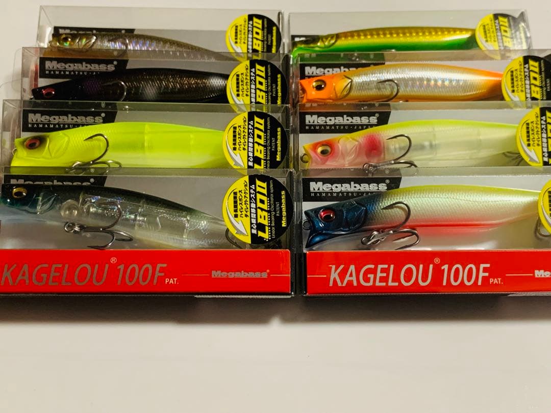 メガバス　カゲロウ100F　ジョインター　別注カラー　8種コンプセット