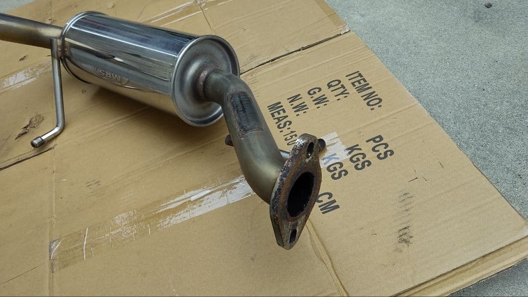 MRS　タイプ3 　ステンレスマフラー　JB23 ジムニー