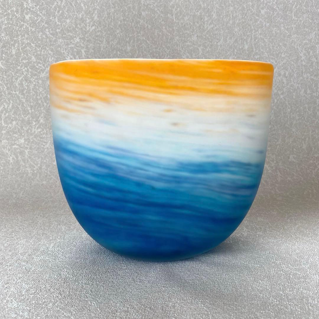 岩田久利 『 朝の海 』 花瓶 花器 フラワーベース