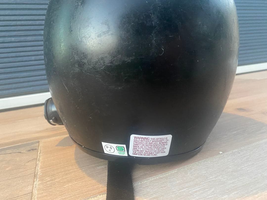 SIMPSON シンプソン マットブラック セナ インカム付き