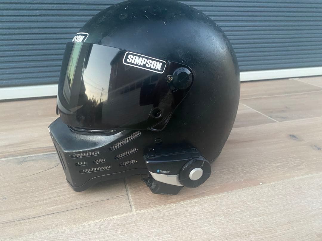 SIMPSON シンプソン マットブラック セナ インカム付き