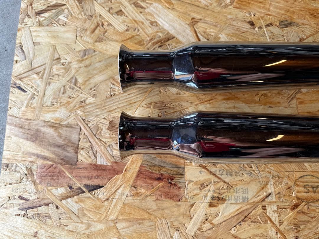 w400 w650 w800 マフラー　スリップオン　トランペットマフラー