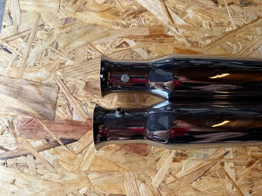 w400 w650 w800 マフラー　スリップオン　トランペットマフラー