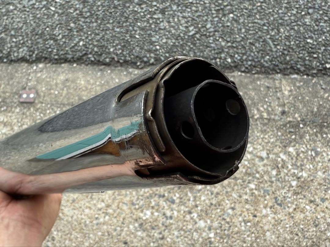 w400 w650 w800 マフラー　スリップオン　トランペットマフラー