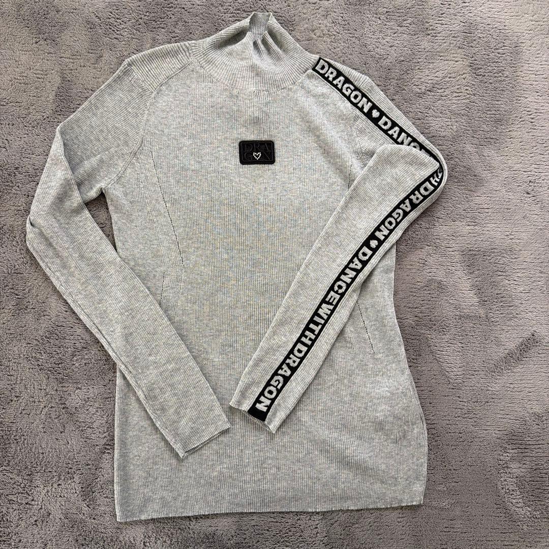 薄手　セーター　ニット　ゴルフ