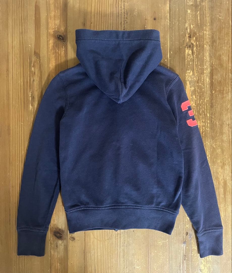 ラルフローレン　ビッグポニー　パーカー　　　刺繍入り　ネイビー