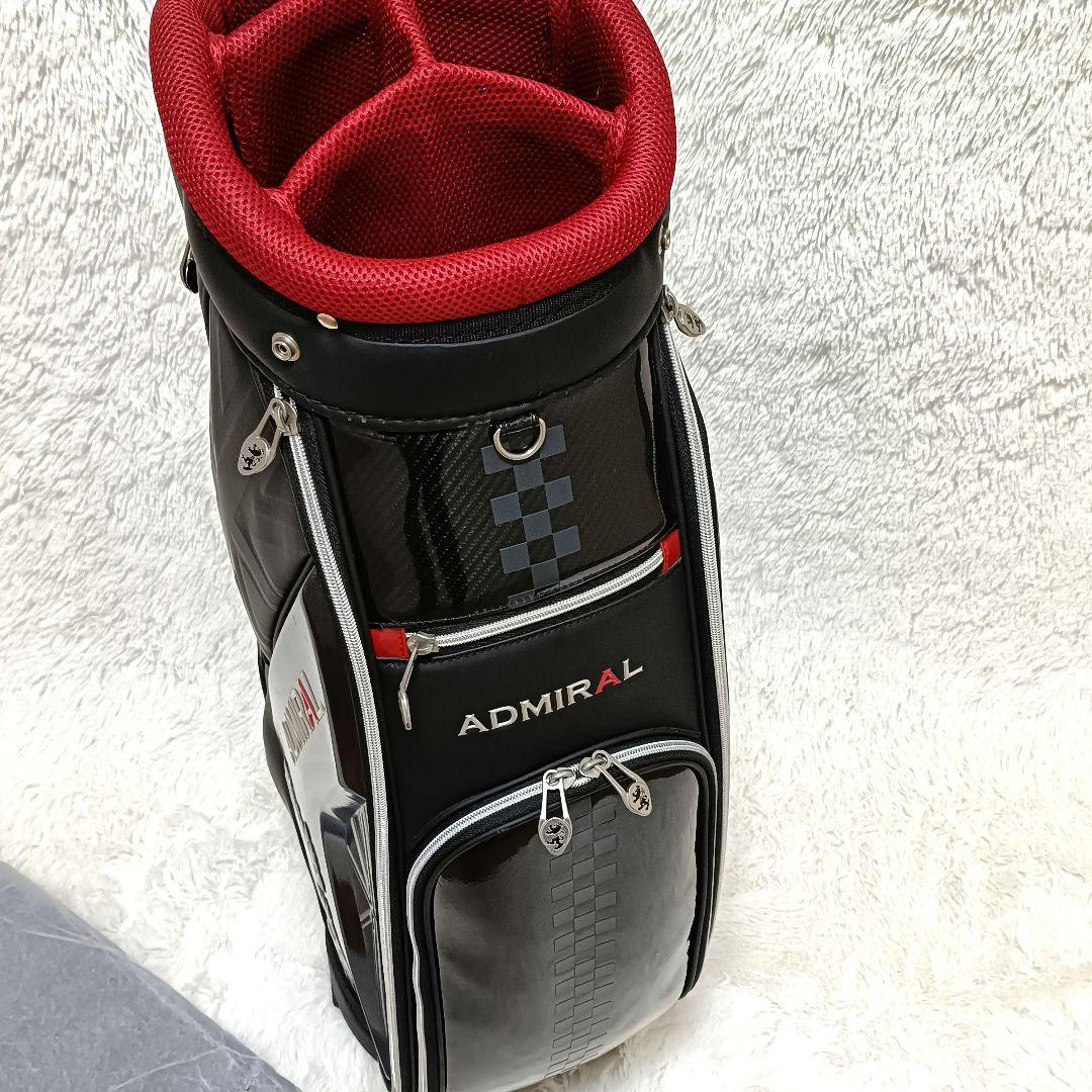 【未使用品】Admiral　GOLF　ゴルフ　キャディバッグ　訳あり　フード付き