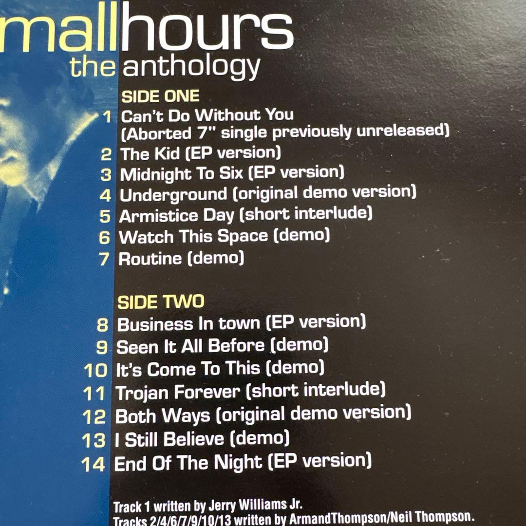 洋楽 small hours / the anthology