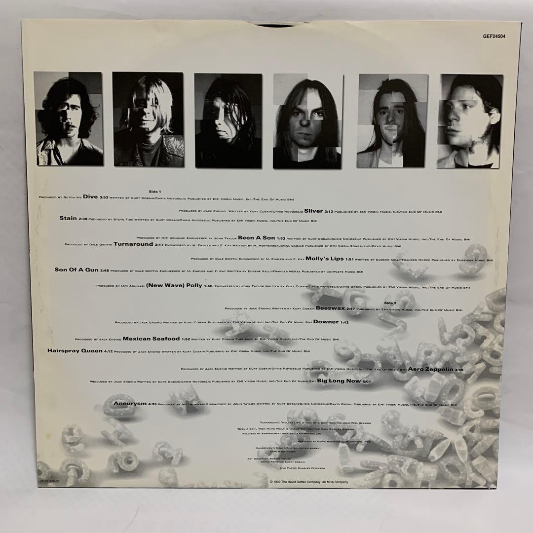 1992年　Nirvana Incesticide レコード