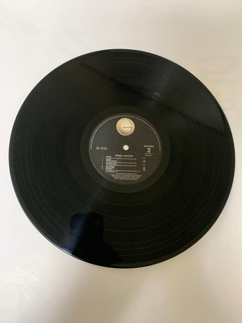 1992年　Nirvana Incesticide レコード