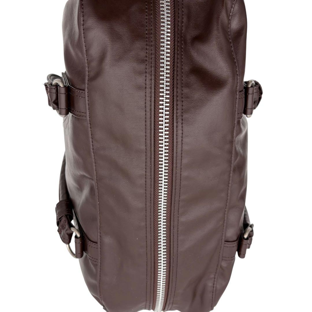 PORTER 吉田カバン　フリースタイル　ボストンバッグ　ハンドバッグブラウン