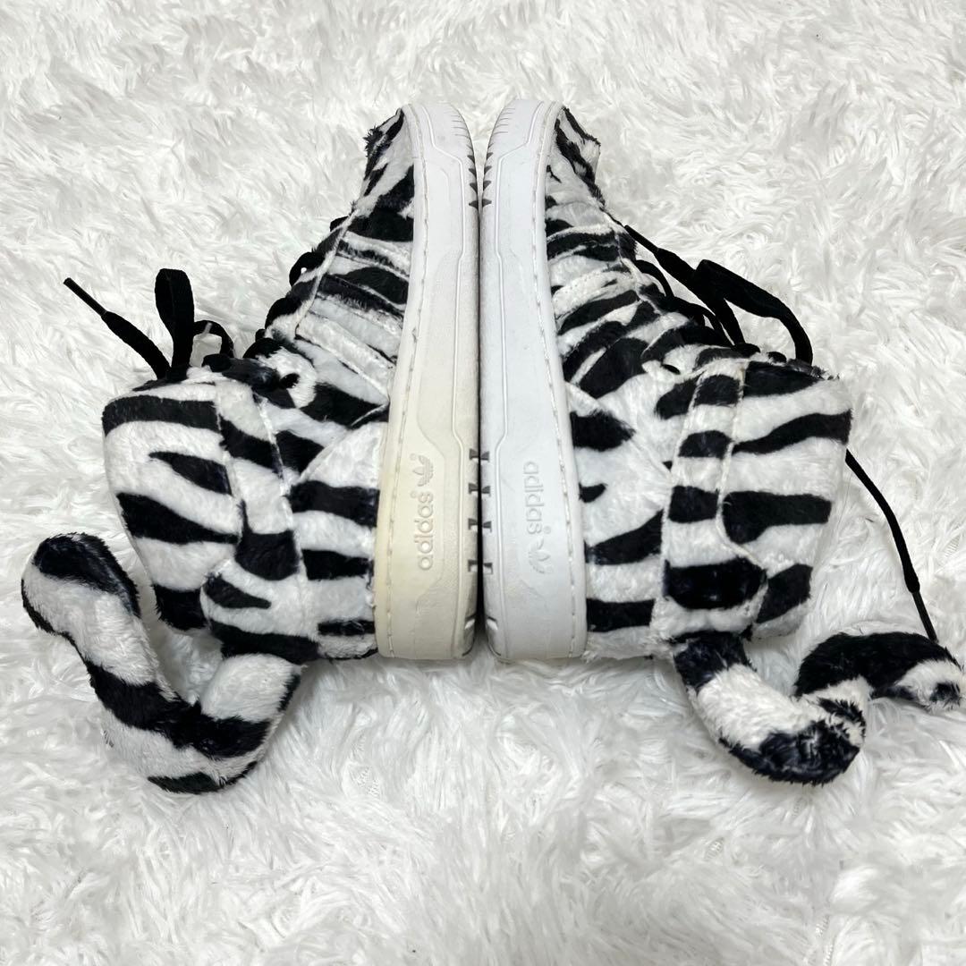 adidas × Jeremy Scott ホワイトタイガー ハイカット