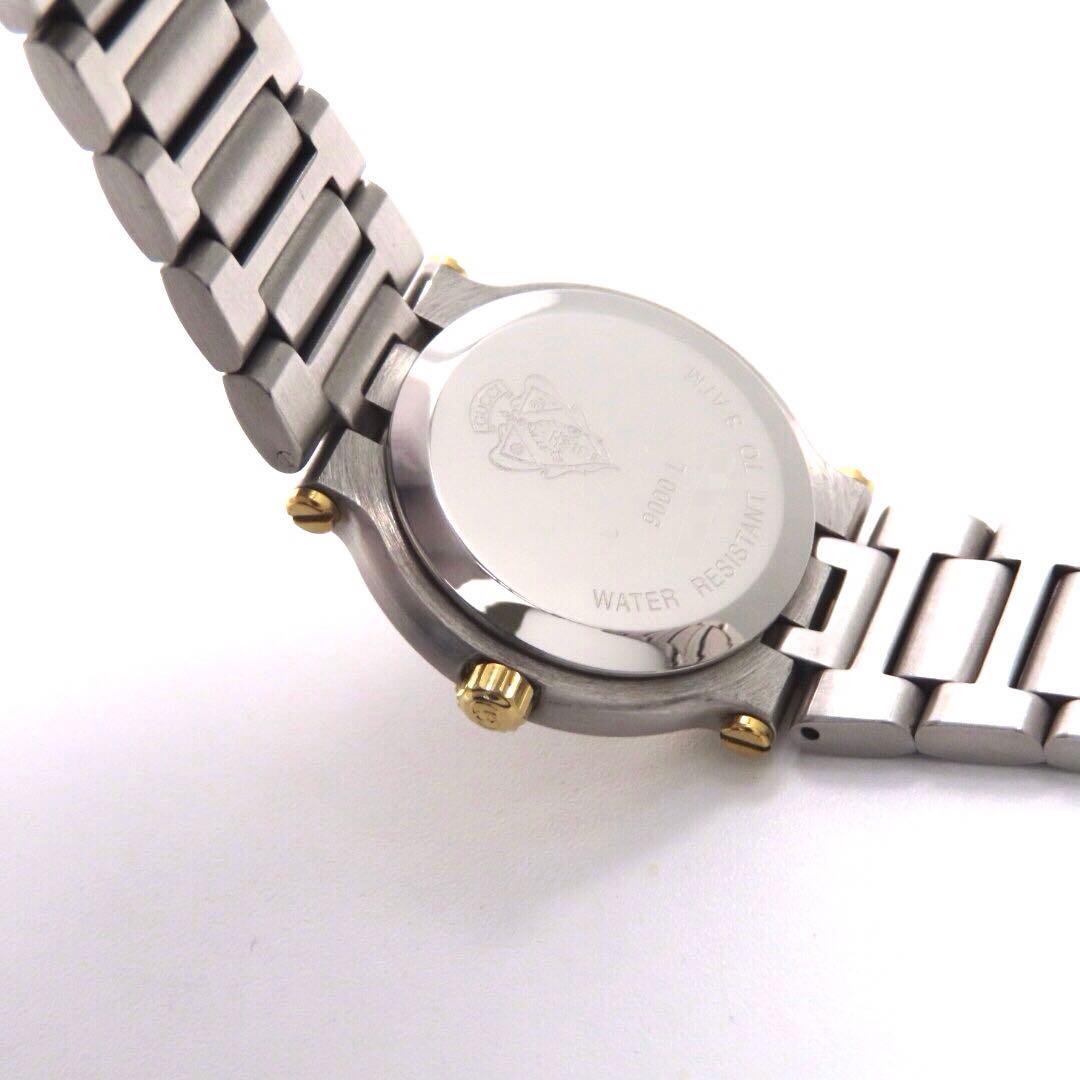 ☆極美品 9000L GUCCI グッチ 時計 コンビ ブラック レディース