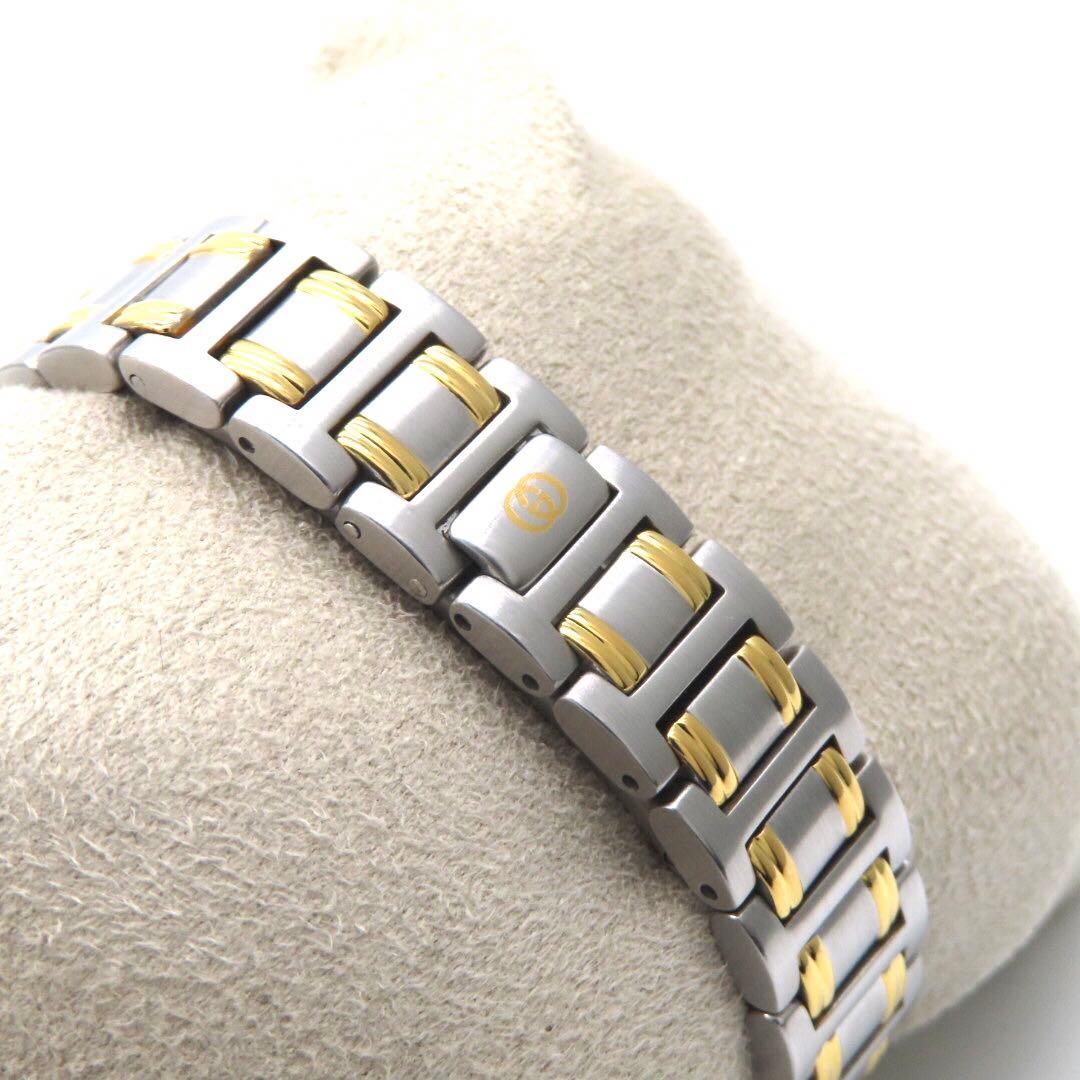 ☆極美品 9000L GUCCI グッチ 時計 コンビ ブラック レディース