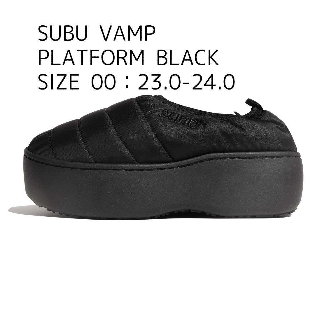 SUBU VAMP PLATFORM BLACK 00：23.0-24.0