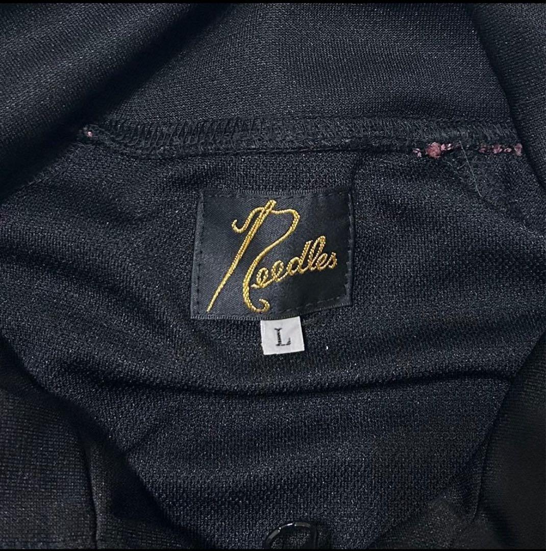 needles 22aw トラックジャケット　ブラック　ピンク　L
