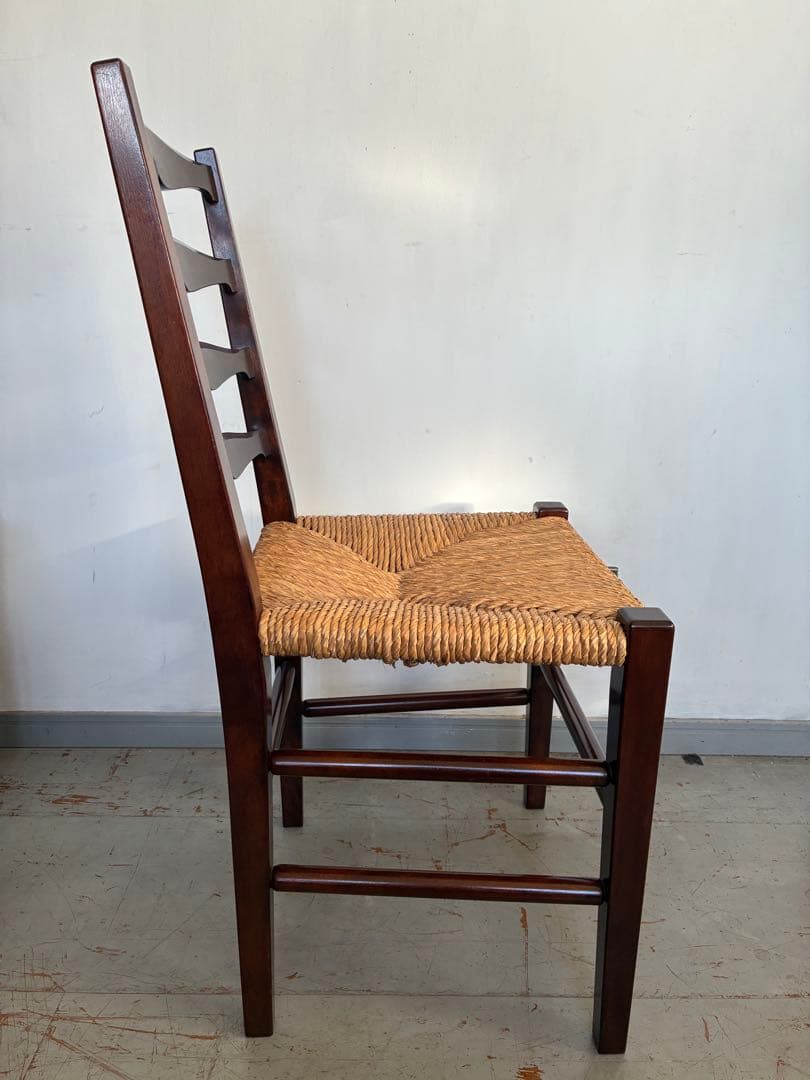 松本民芸家具　517型ラッシチェア ラダーバック　バーナードリーチ 柳宗悦