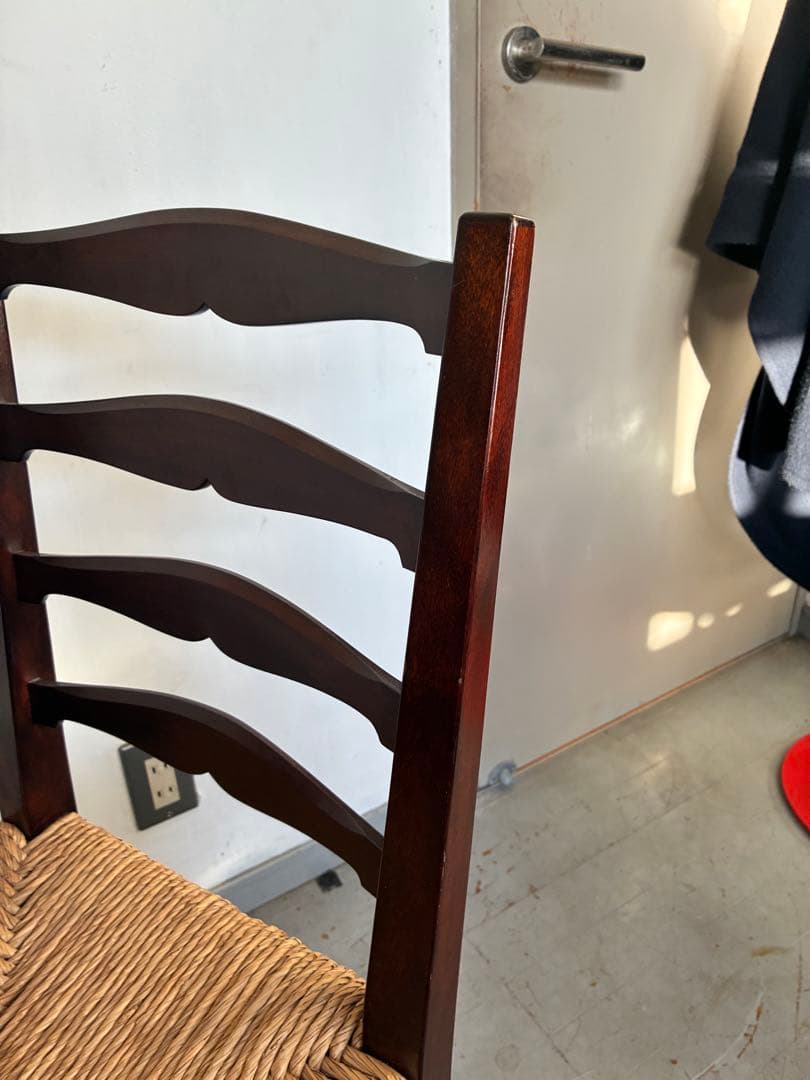 松本民芸家具　517型ラッシチェア ラダーバック　バーナードリーチ 柳宗悦