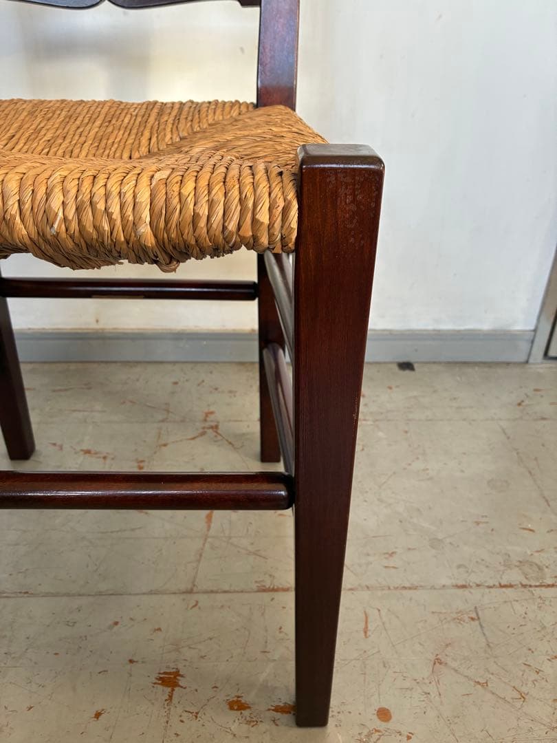 松本民芸家具　517型ラッシチェア ラダーバック　バーナードリーチ 柳宗悦