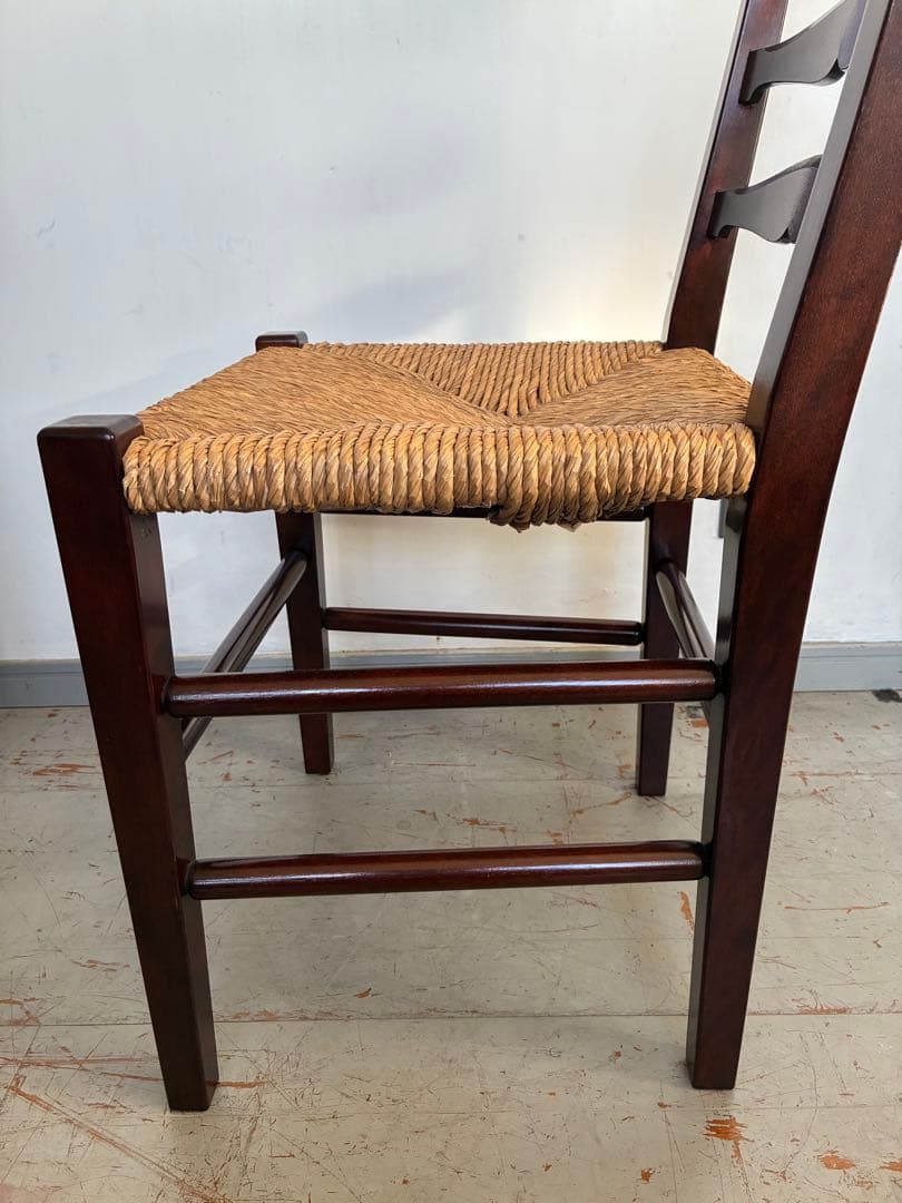 松本民芸家具　517型ラッシチェア ラダーバック　バーナードリーチ 柳宗悦