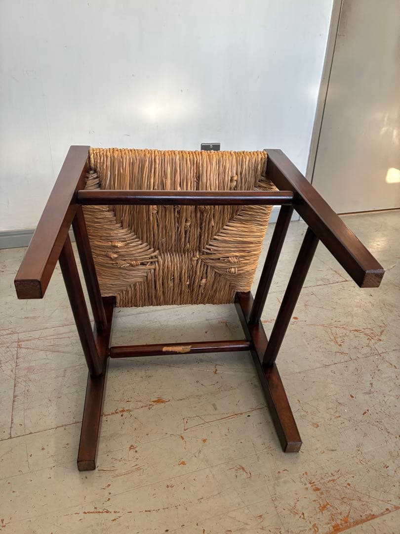 松本民芸家具　517型ラッシチェア ラダーバック　バーナードリーチ 柳宗悦