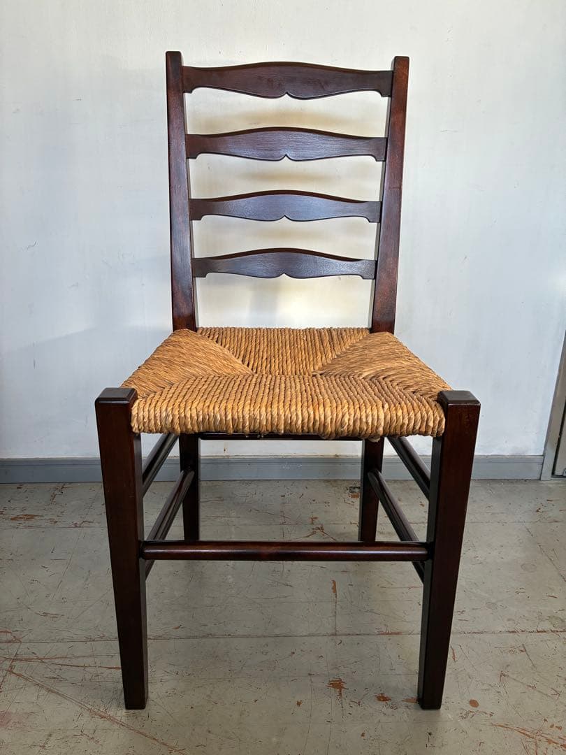 松本民芸家具　517型ラッシチェア ラダーバック　バーナードリーチ 柳宗悦