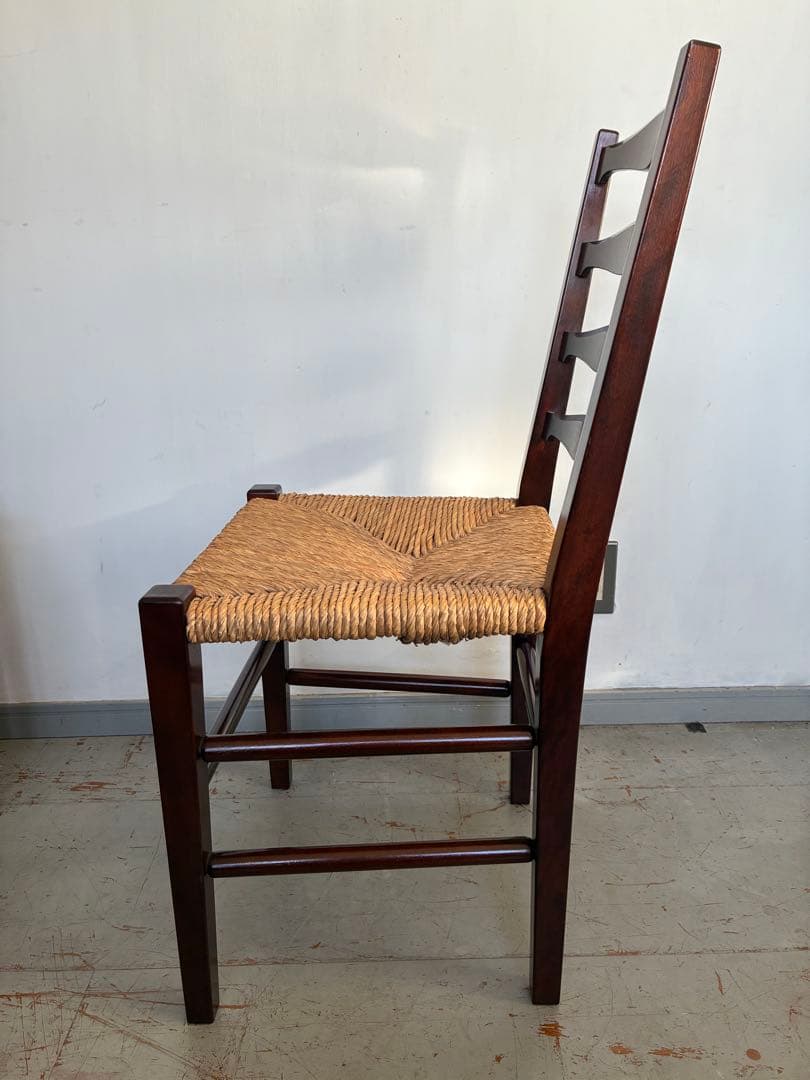 松本民芸家具　517型ラッシチェア ラダーバック　バーナードリーチ 柳宗悦