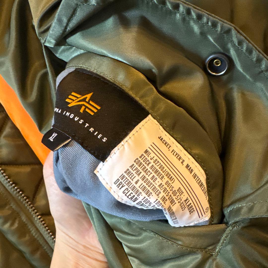 ALPHA MA-1 リバーシブルflight jacket ミリタリー
