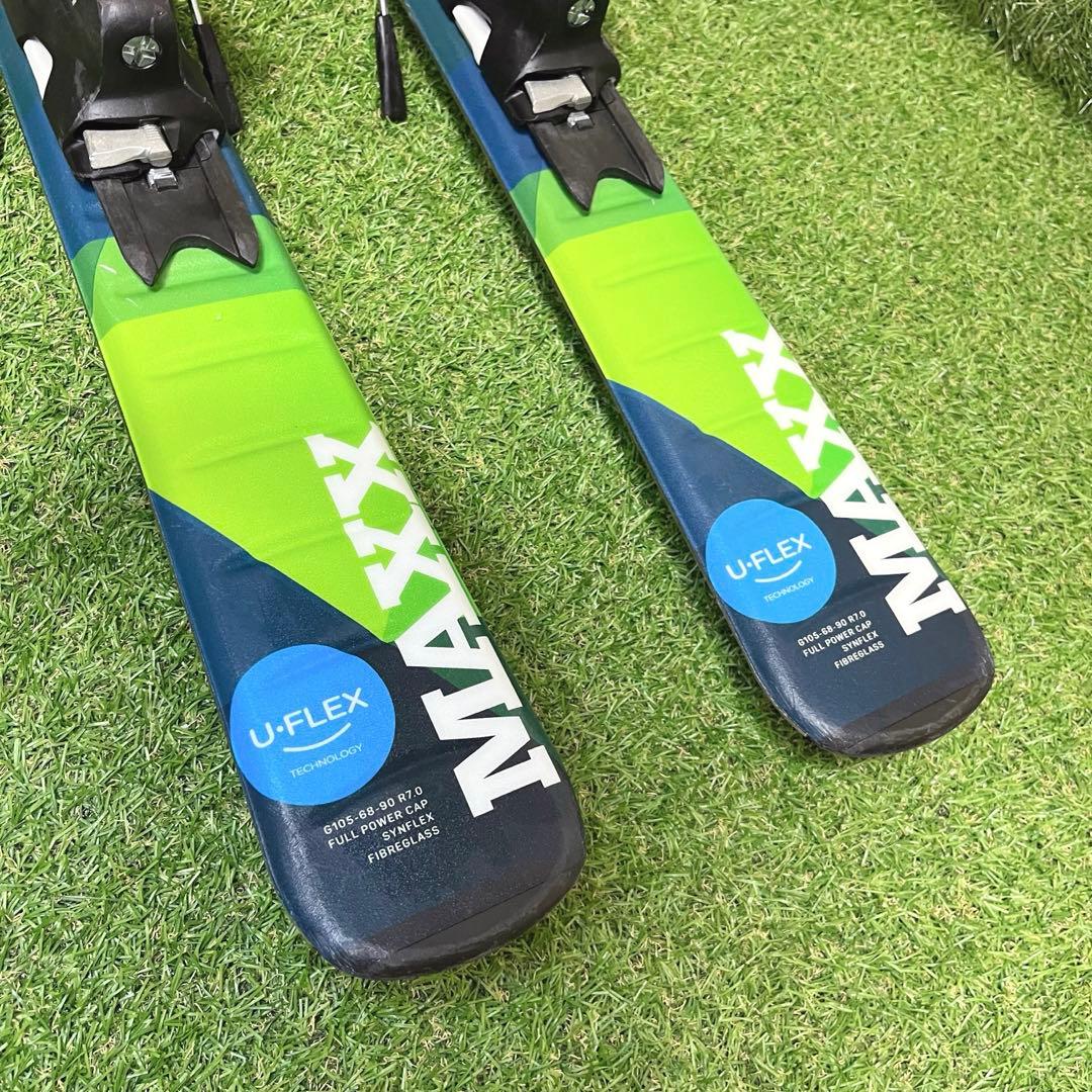 elan ジュニア 110cm スキー板 ストック付き カービング 初心者中級者