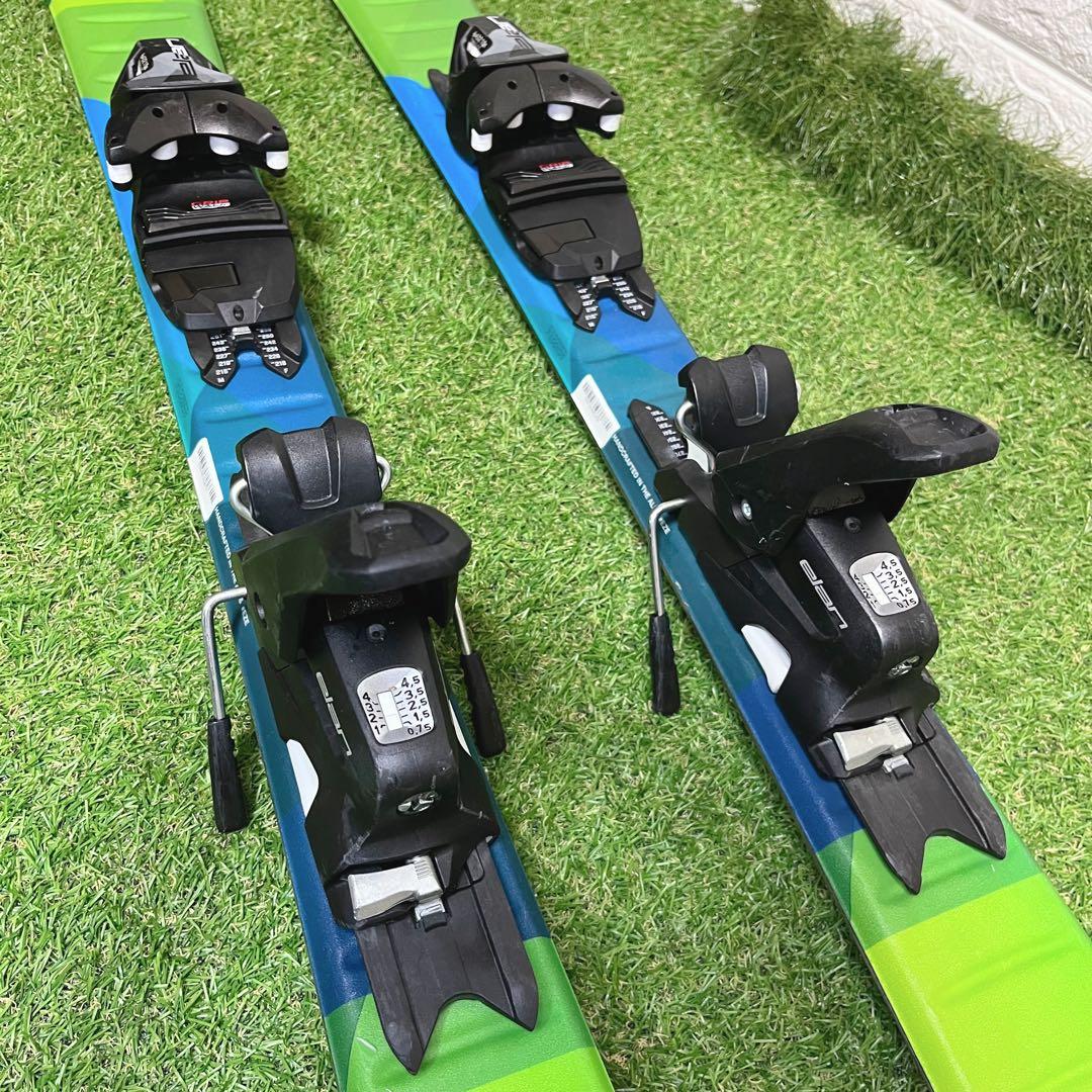 elan ジュニア 110cm スキー板 ストック付き カービング 初心者中級者