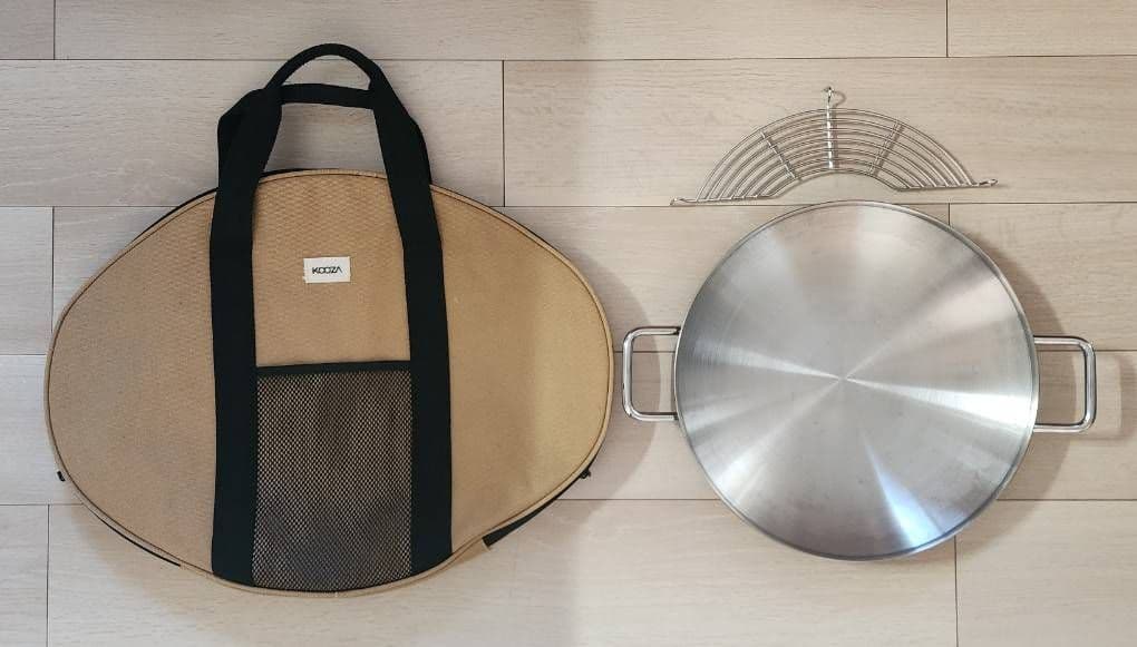 韓国ブランド　KOOJA SUS316 マルチグリドル 34cm