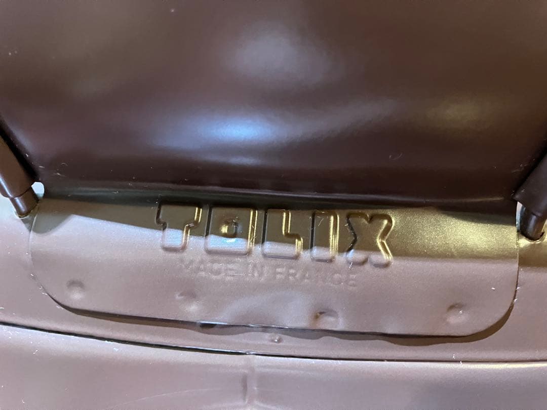 フランス製TOLIXトリックス Aチェア牛革クッション①ブラウンヴィンテージ