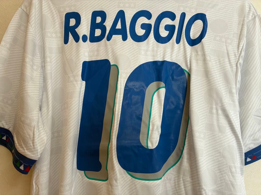 【新品タグ付】 1994 イタリア アウェイ 10: BAGGIO 2XL