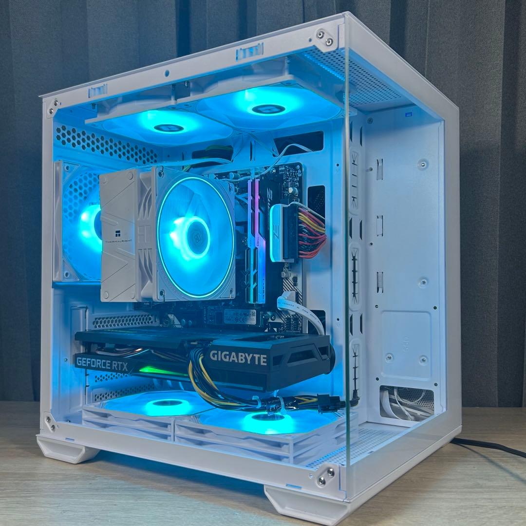 高性能 白 ゲーミングPC RTX3060ti Windows11 ワイルズ快適