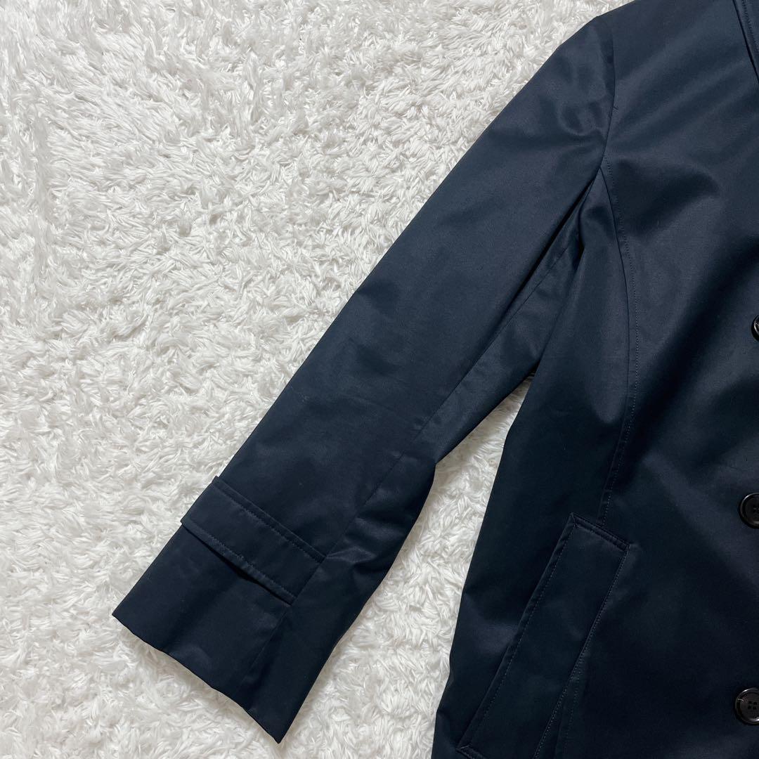 極美品✨23区 ダブルブレスト トレンチコート　ミドル丈　紺　ベルト　48