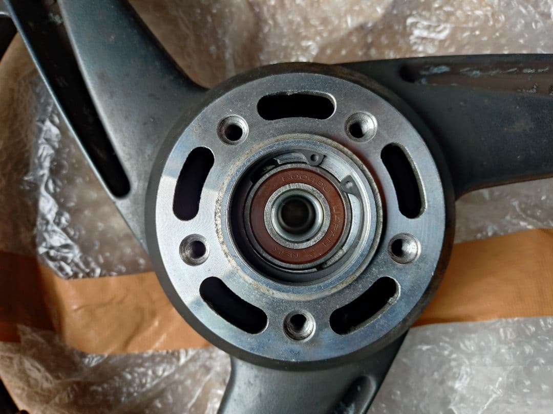 ZRX400用　加工済　ZZR400　ワイドホイール　前後セット　１７インチ化