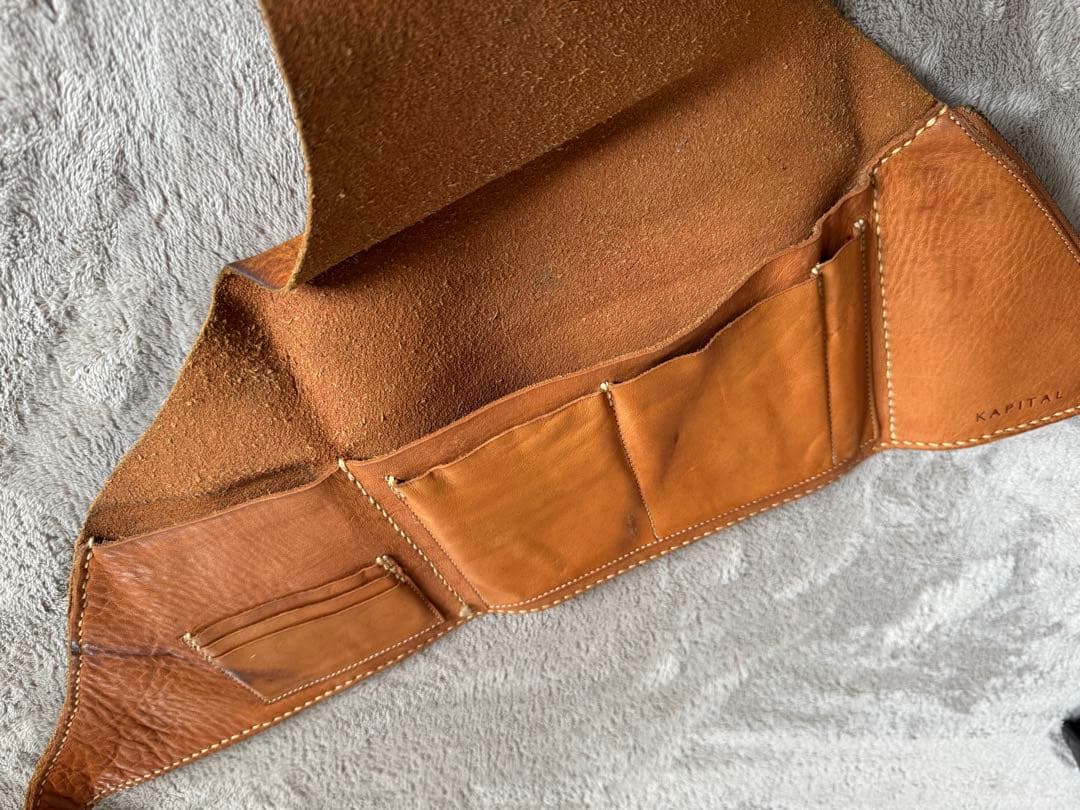キャピタル kapital レザーポーチ ウォレット クラッチバッグ 財布