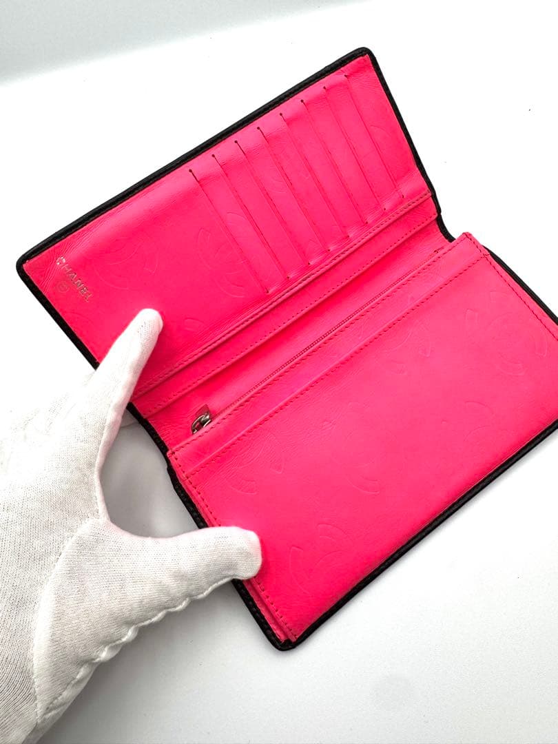 CHANEL シャネル カンボンライン ココマーク マトラッセ ラムスキン