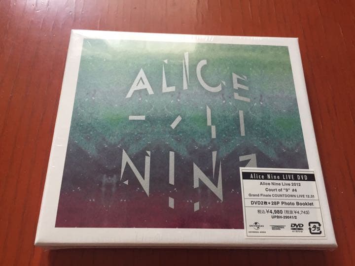 【限定盤 新品未開封】Alice Nine DVD『Live 2012…』