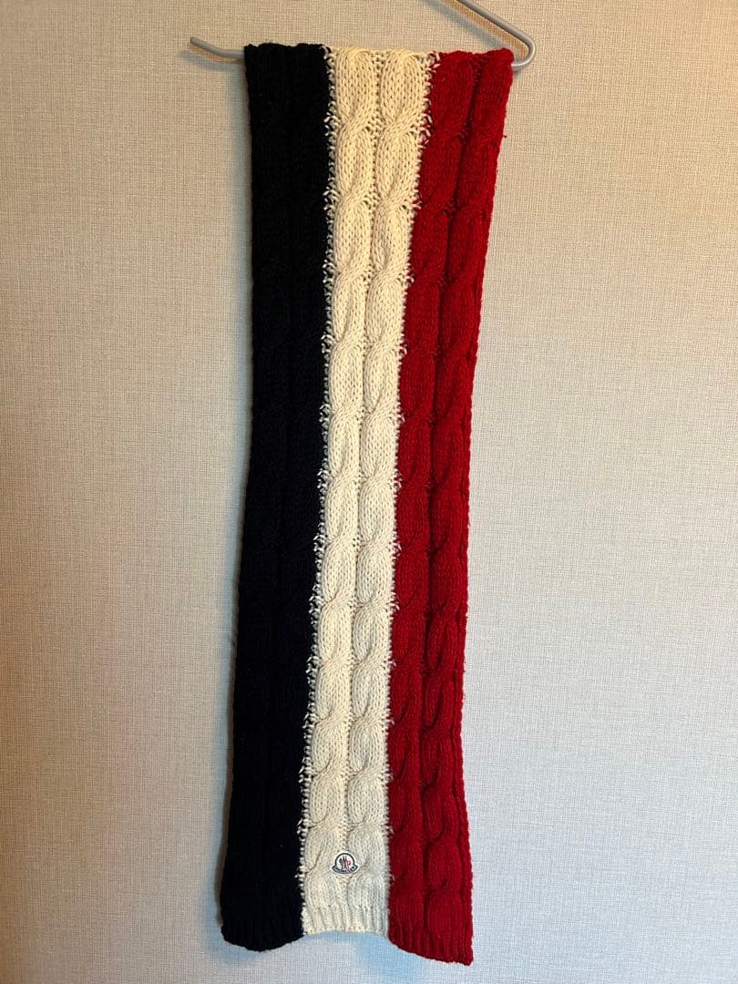 週末限定価格　MONCLER モンクレール　マフラー ケーブル編み