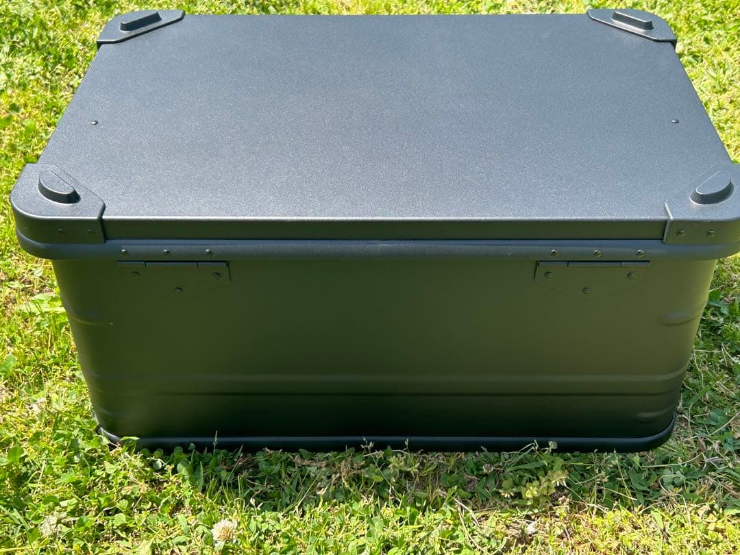マットブラック スタッキング アルミコンテナボックス 50l コンテナボックス