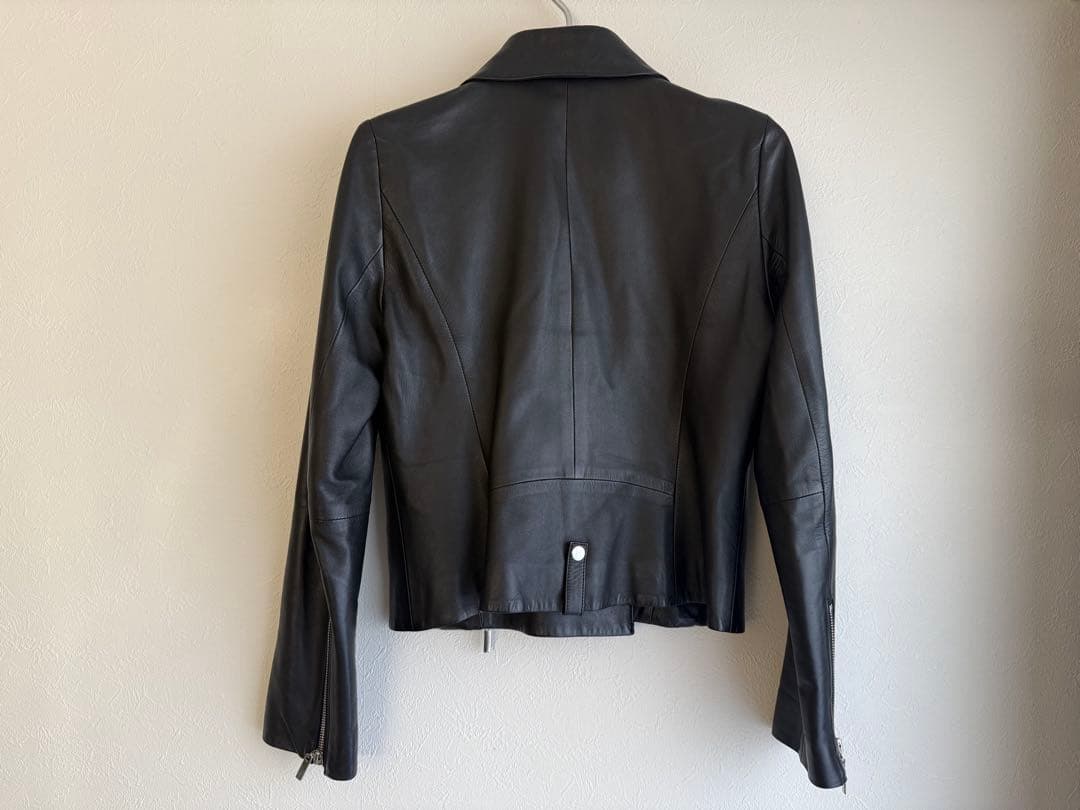 STRASBURGO HYALINESダブル ライダース ジャケット ラムレザー