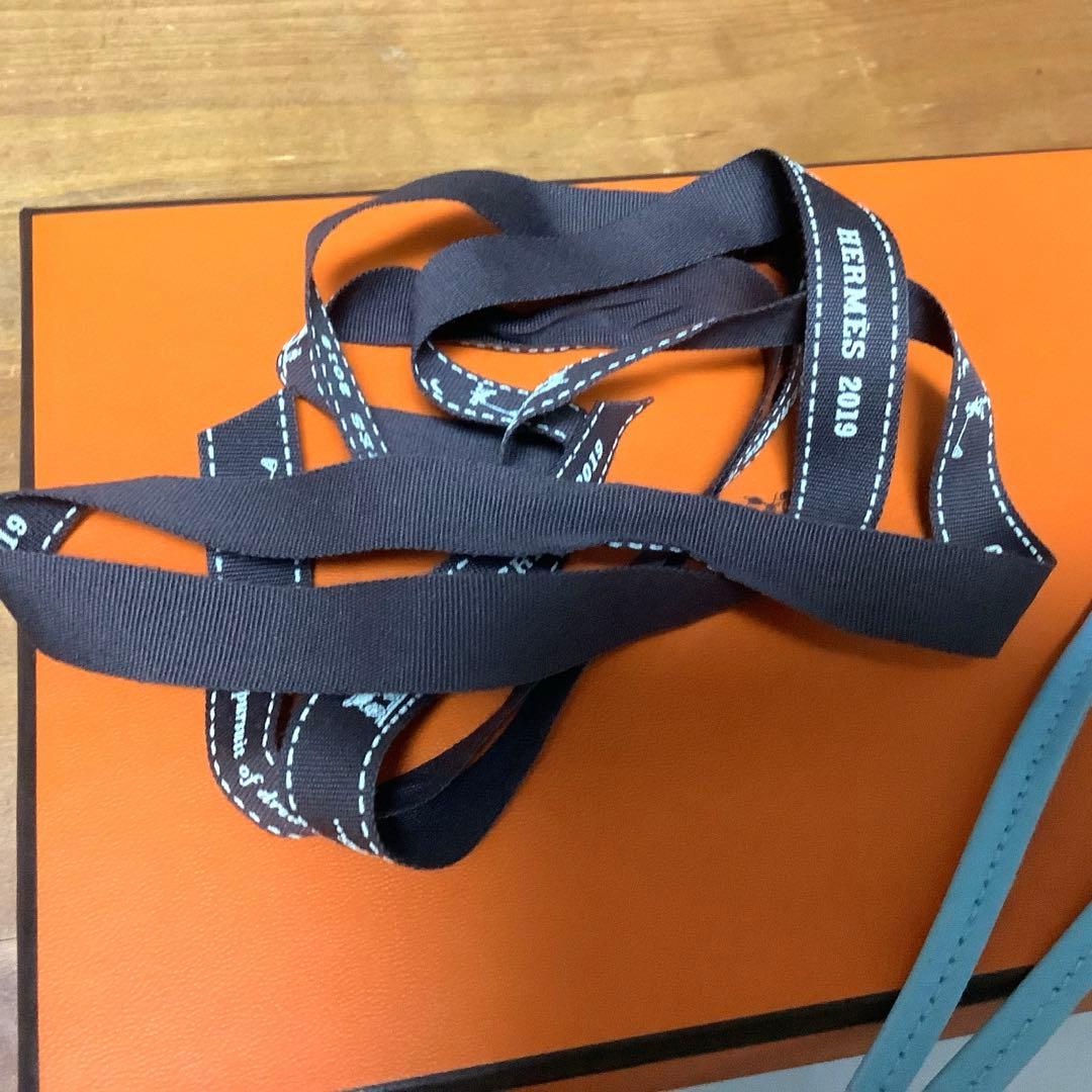 HERMES 馬　チャーム ロデオ　レザー　ラム　革　羊　エルメス