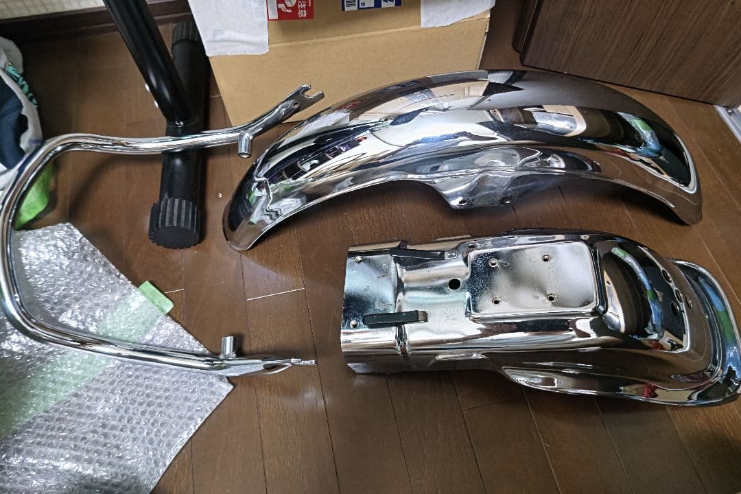 ニコルz1 純正 フロントフェンダー リアフェンダー タンデムバー セット