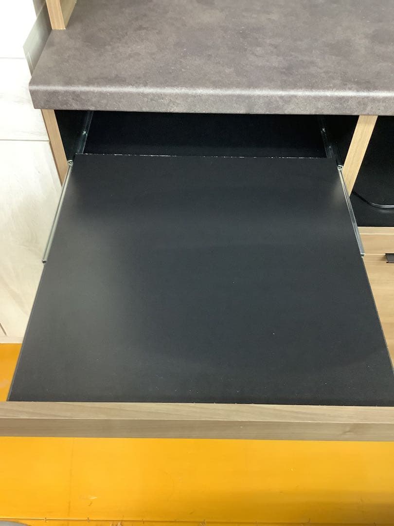 【現行商品】パモウナ 食器棚 IDA-1002R 幅100cm セラミック調天板