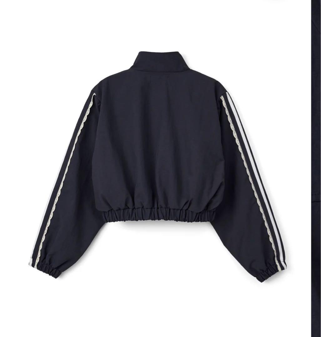 luamod ルアモダ　Lace Line Cropped Jacket